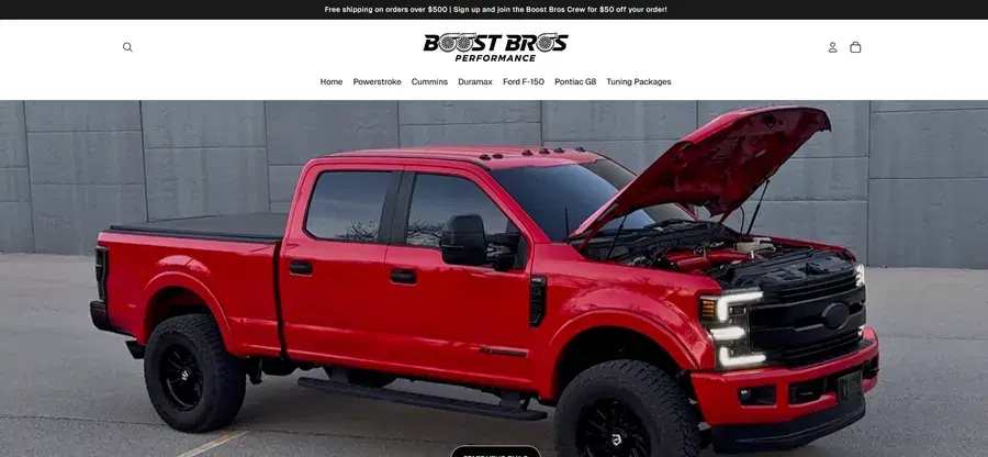 Boost Bros — Auto Performance storefront