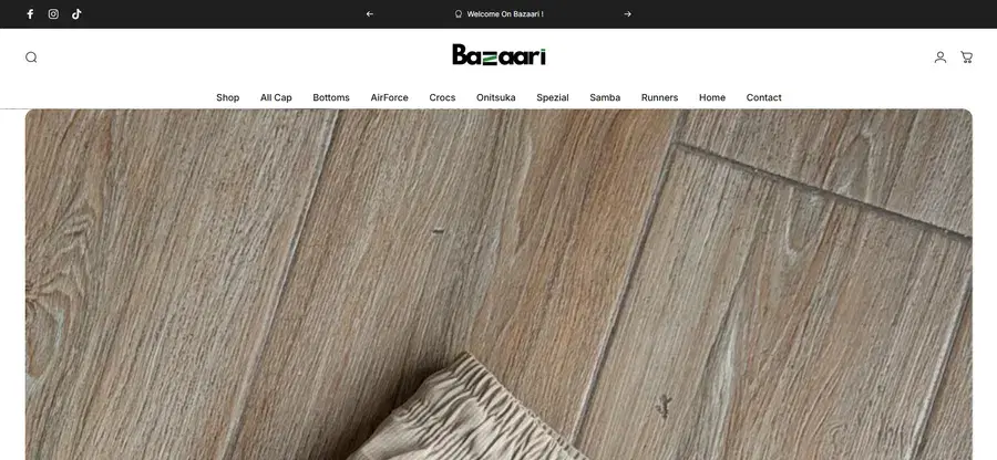 Bazaari — Home & Flooring storefront