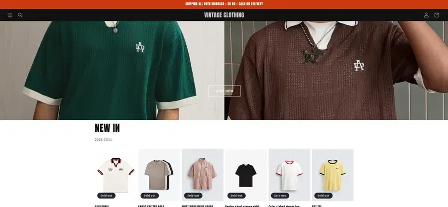 Vintage Clothing — Apparel storefront