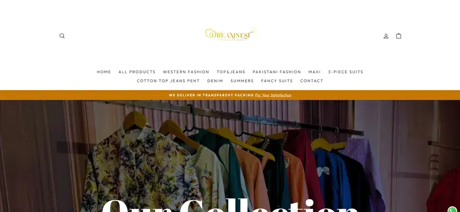 DreamNext — Fashion storefront
