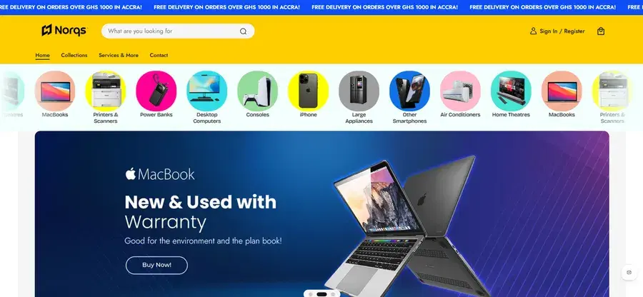 Norqs — Refurbished Tech storefront