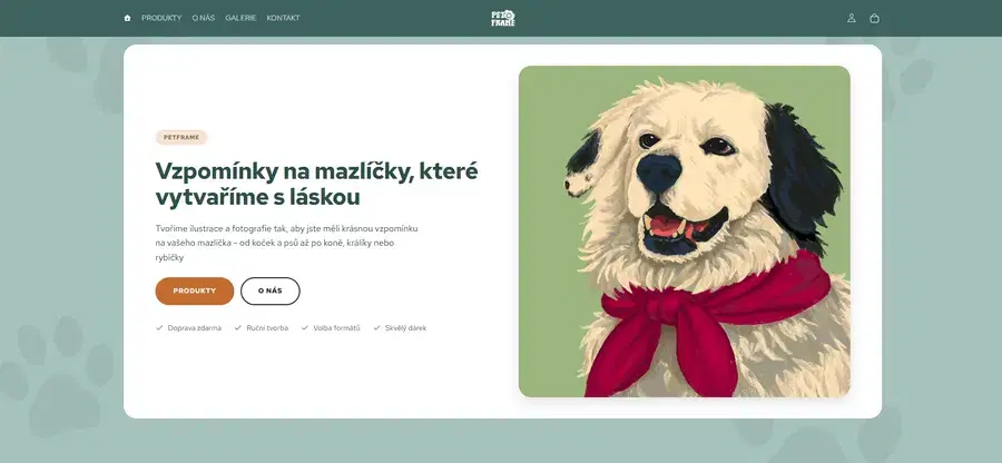 PetFrame — Pet Portraits storefront
