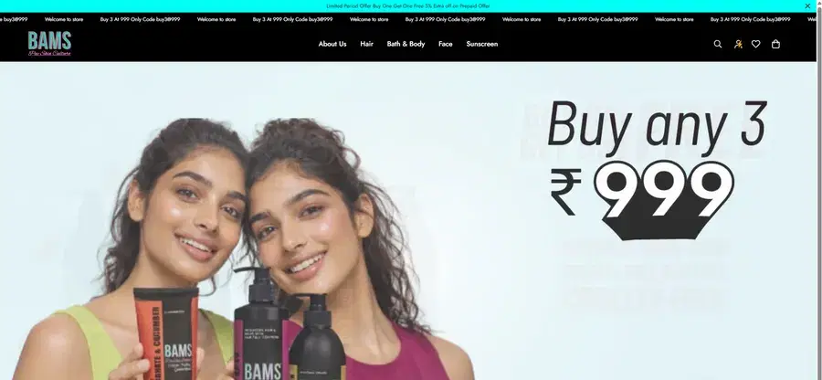 BAMS — Fashion storefront
