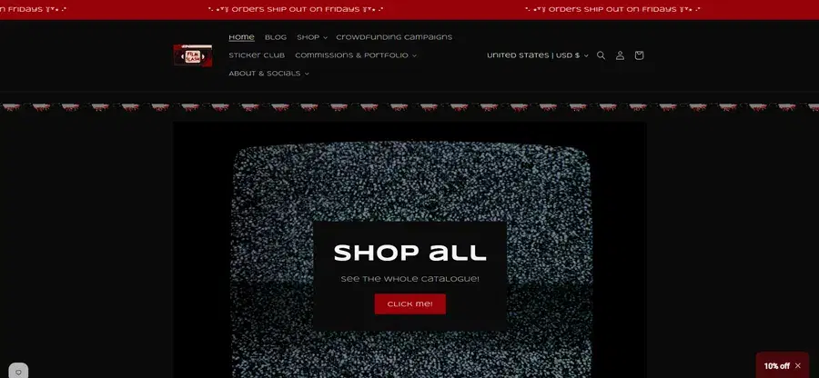 Filmslash — Streetwear storefront