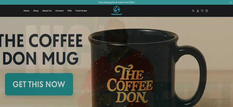 Rebel Wurl — Drinkware storefront