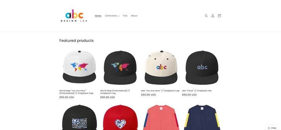 Design Lab — Custom Headwear storefront