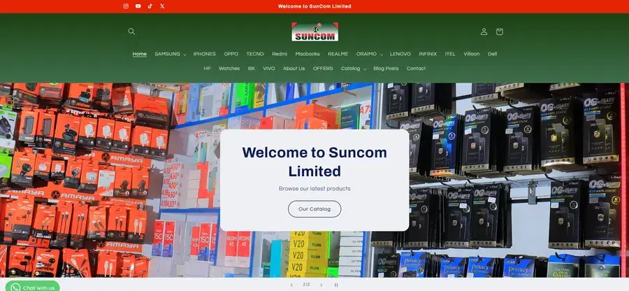 Suncom — Electronics Retail storefront