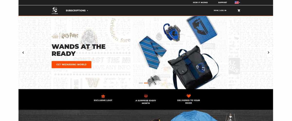 Loot Crate Shopify Store