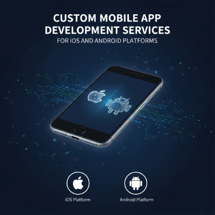 Custom Mobile App Development Services for iOS and Android Platforms