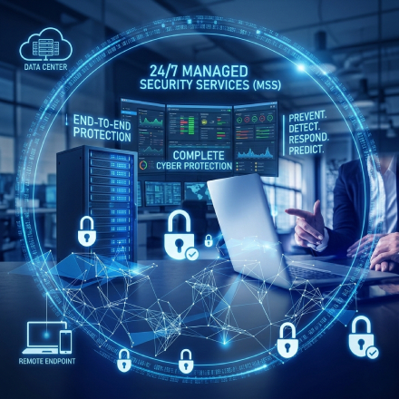 Managed Security Services for 24/7 Network Monitoring, Threat Detection, and Cybersecurity Management
