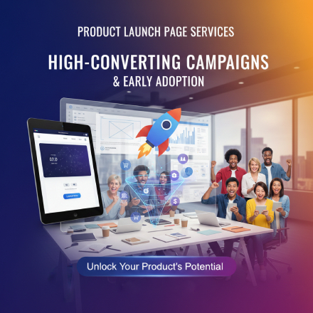 Product Launch Page Design Services for High-Converting Campaigns, Lead Capture, and Successful Product Rollouts