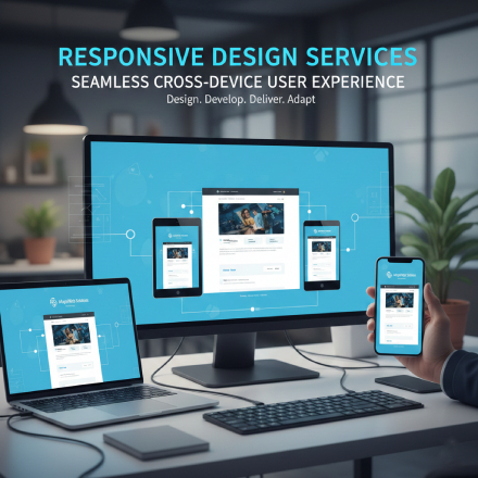 Responsive Web Design Services for Mobile-Friendly Websites, Adaptive Layouts, and Cross-Device User Experience