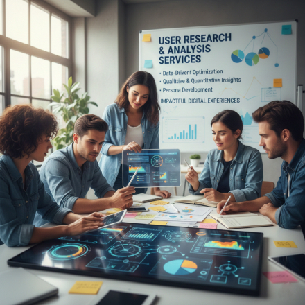 User Research and Analysis Services for UX Strategy, Usability Testing, Audience Insights, and Data-Driven Design